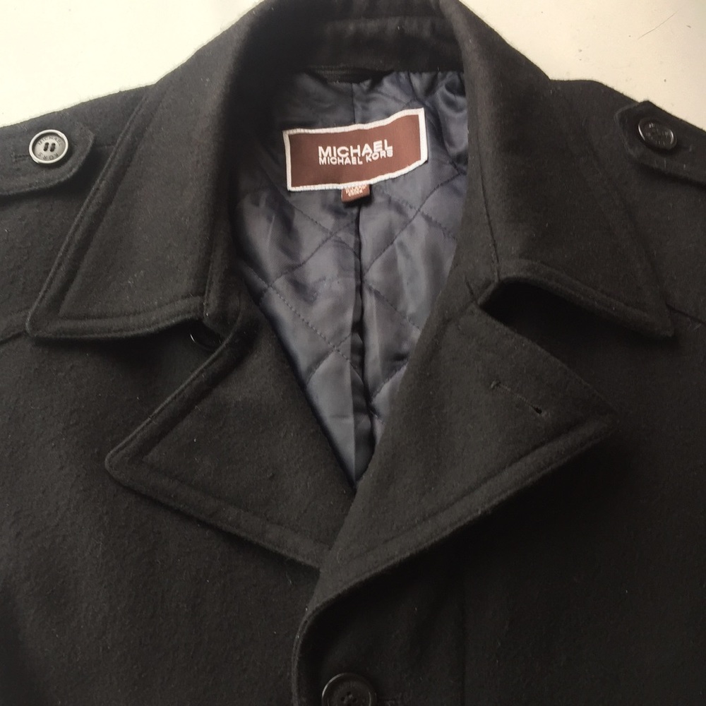 Men’s Michael Kors pea coat - like new!